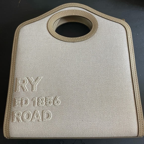 Burberry Mini Two-tone Canvas and Leather Pocket Bag - Picture 3 of 6